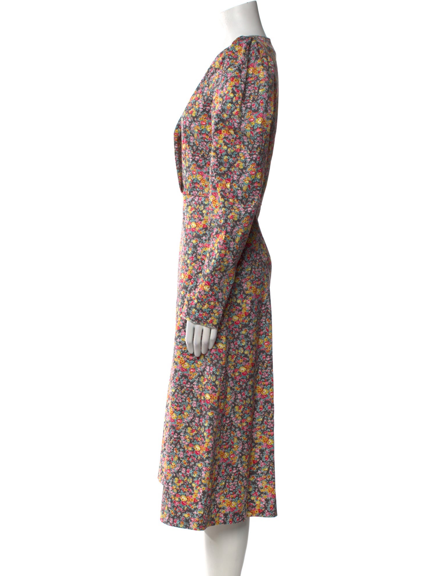 Philosophy di Lorenzo Serafini Floral Print Midi Length Dress