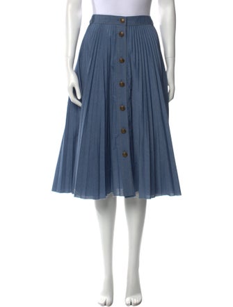 Philosophy di Lorenzo Serafini Pleated Accents Knee-Length Skirt