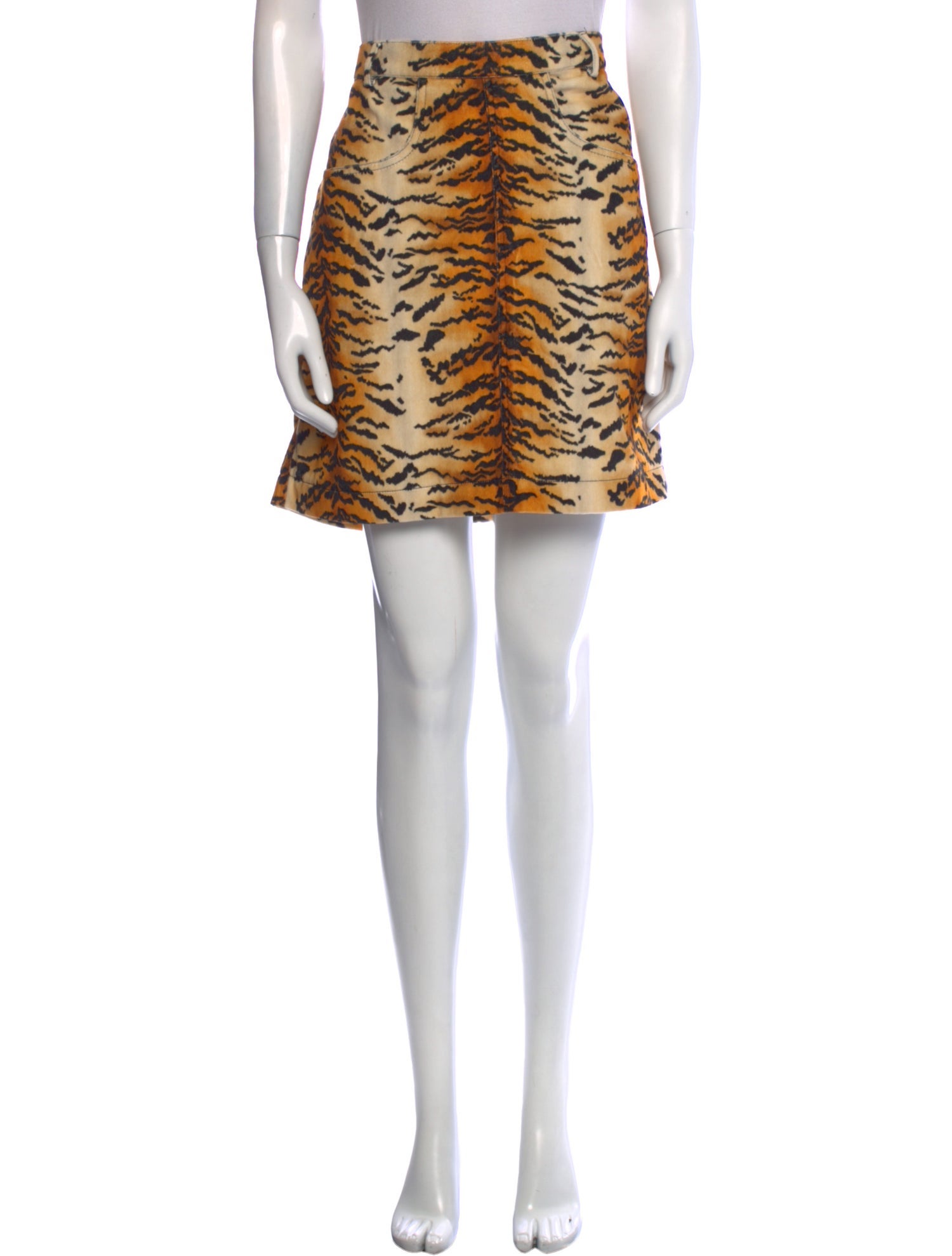 Philosophy di Lorenzo Serafini Animal Print Mini Skirt
