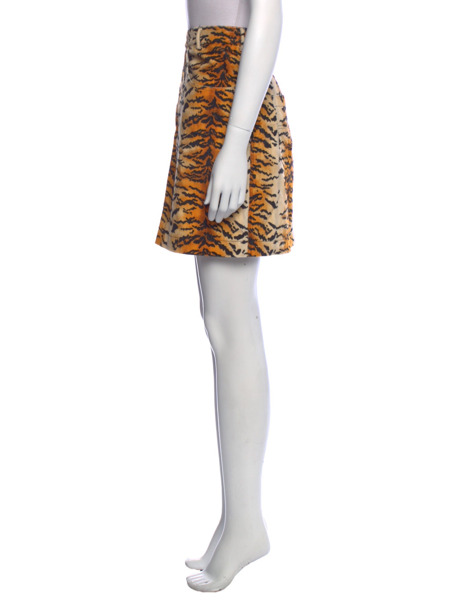 Philosophy di Lorenzo Serafini Animal Print Mini Skirt