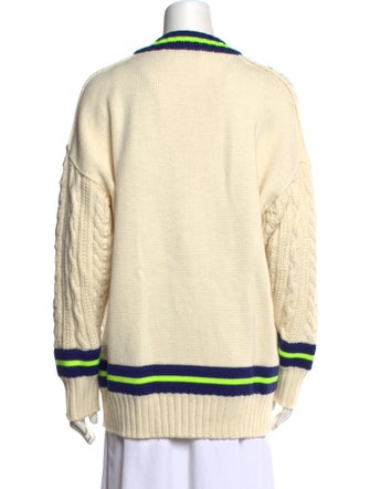 Philosophy di Lorenzo Serafini Striped V-Neck Sweater