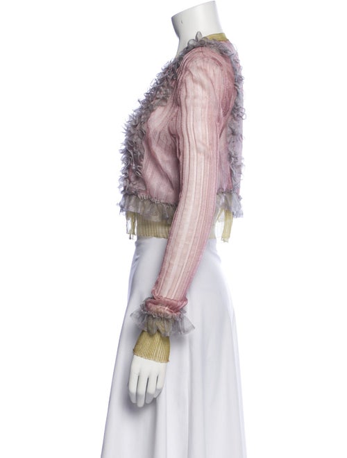 Philosophy di Lorenzo Serafini Paisley Print Mock Neck Crop Top