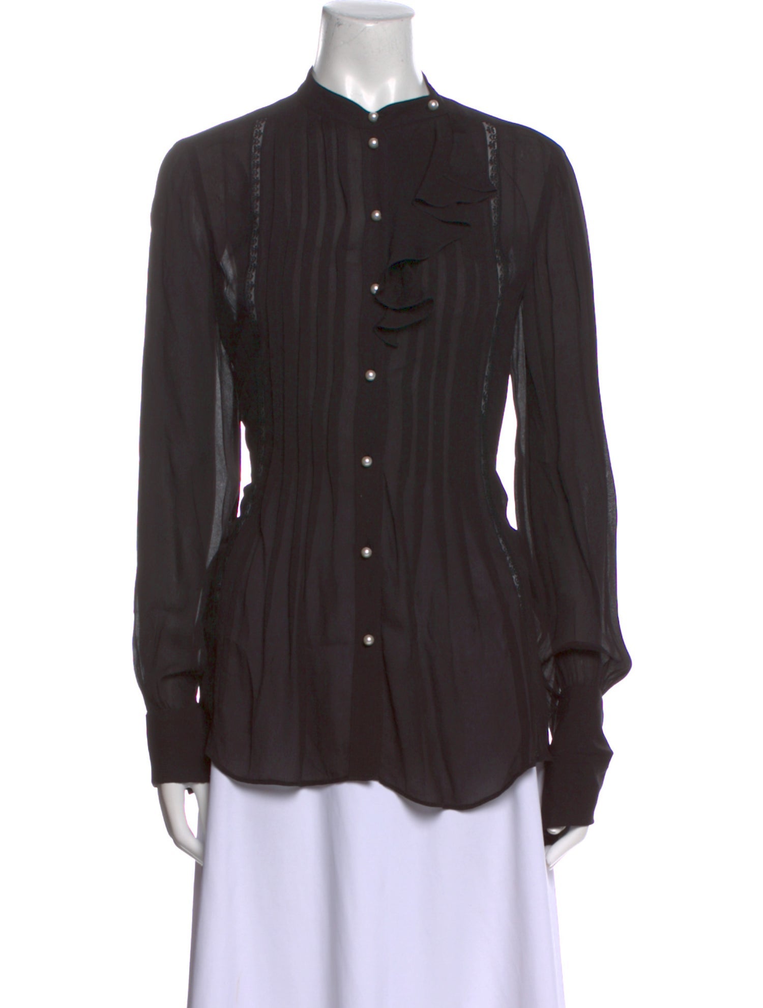Philosophy di Lorenzo Serafini Long Sleeve Button-Up Top
