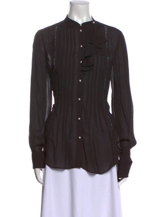 Philosophy di Lorenzo Serafini Long Sleeve Button-Up Top