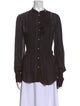Philosophy di Lorenzo Serafini Long Sleeve Button-Up Top