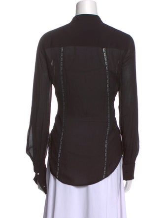 Philosophy di Lorenzo Serafini Long Sleeve Button-Up Top