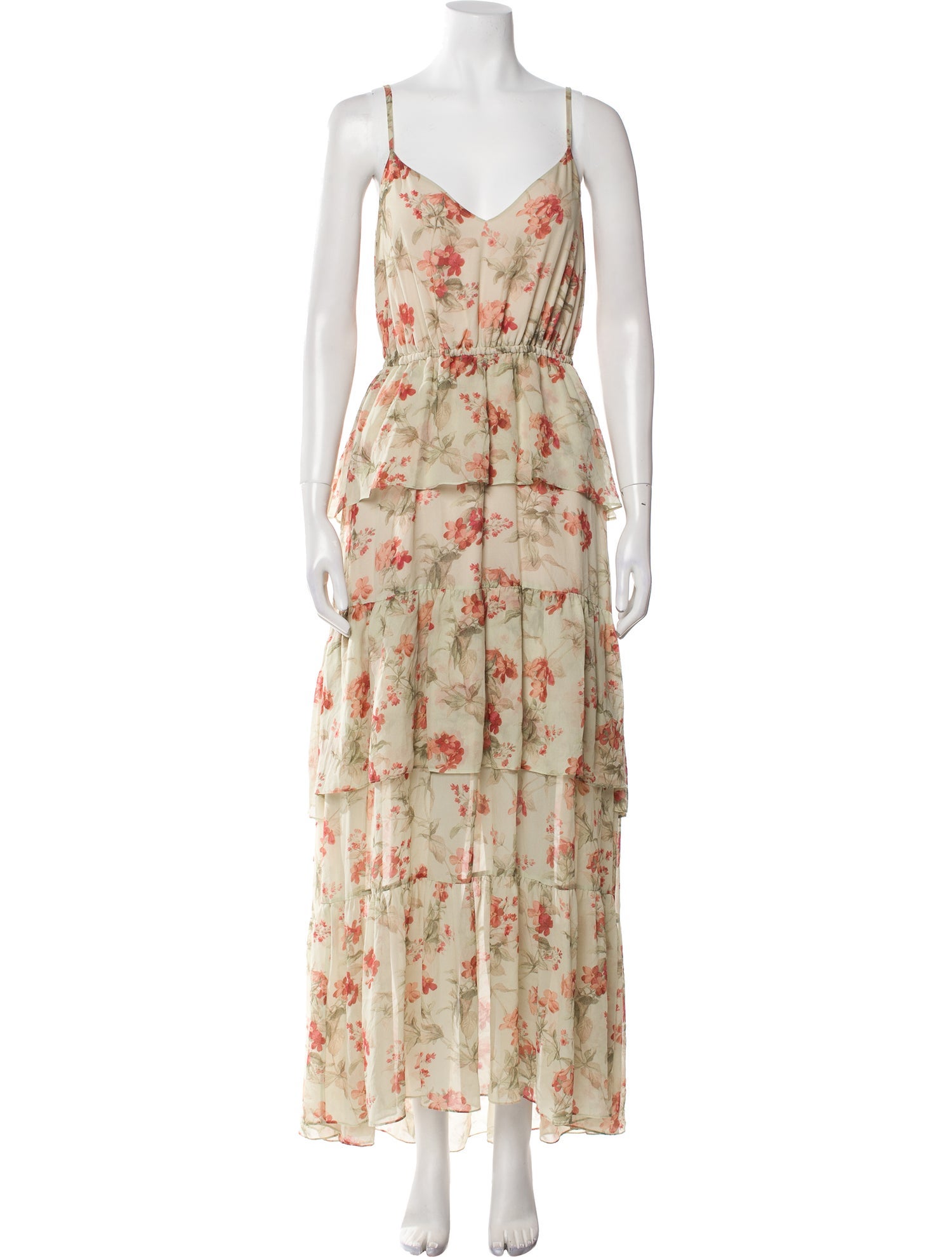 Philosophy di Lorenzo Serafini Silk Long Dress