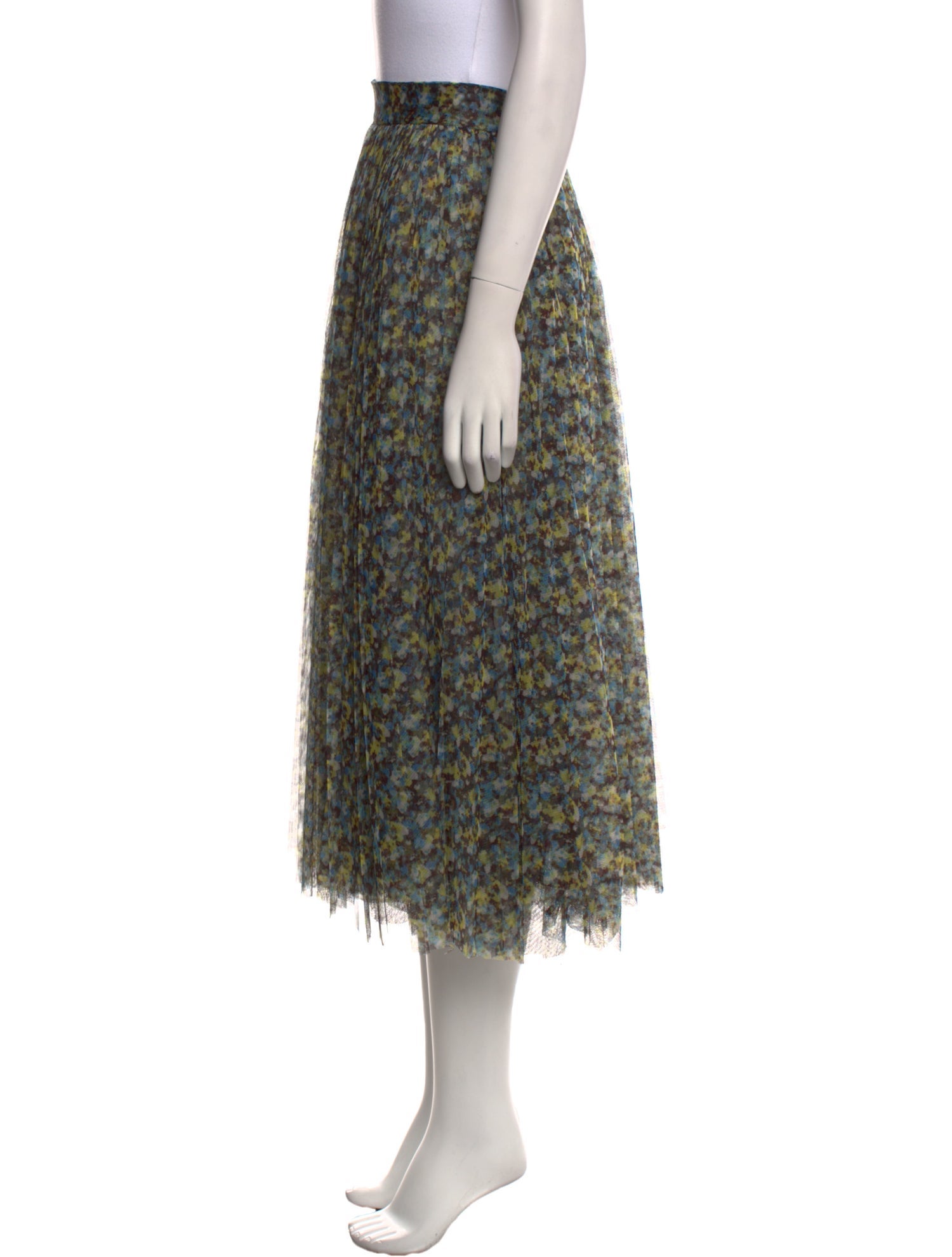 Philosophy di Lorenzo Serafini Floral Print Midi Length Skirt