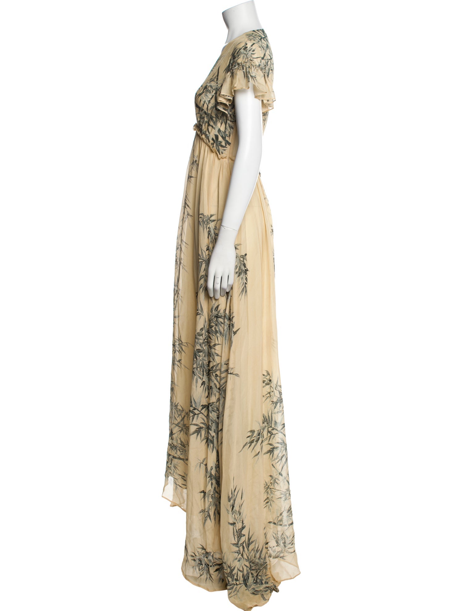 Philosophy di Lorenzo Serafini Silk Long Dress