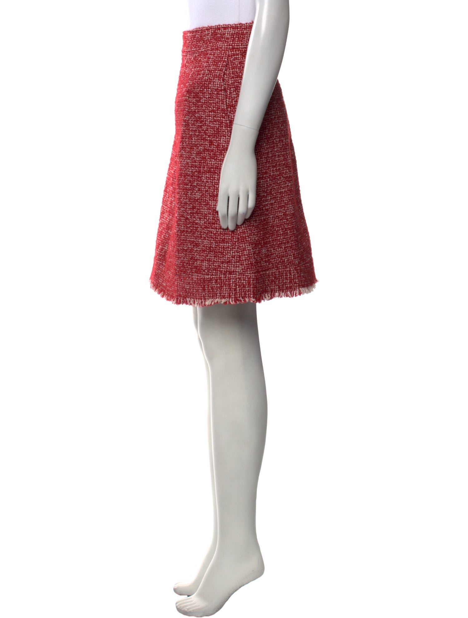 Philosophy di Lorenzo Serafini Raw-Edge Trim Knee-Length Skirt