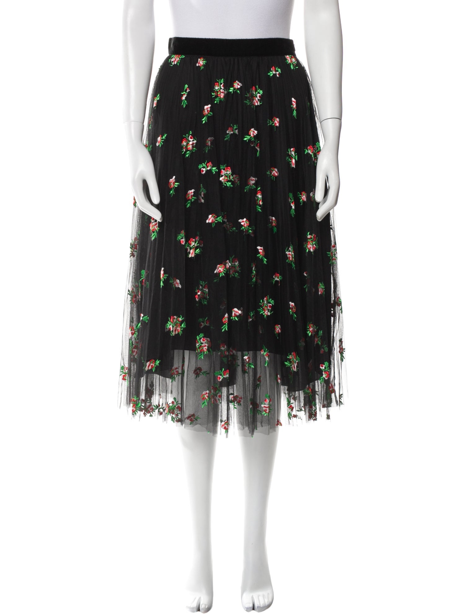 Philosophy di Lorenzo Serafini Floral Print Midi Length Skirt