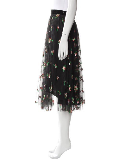 Philosophy di Lorenzo Serafini Floral Print Midi Length Skirt