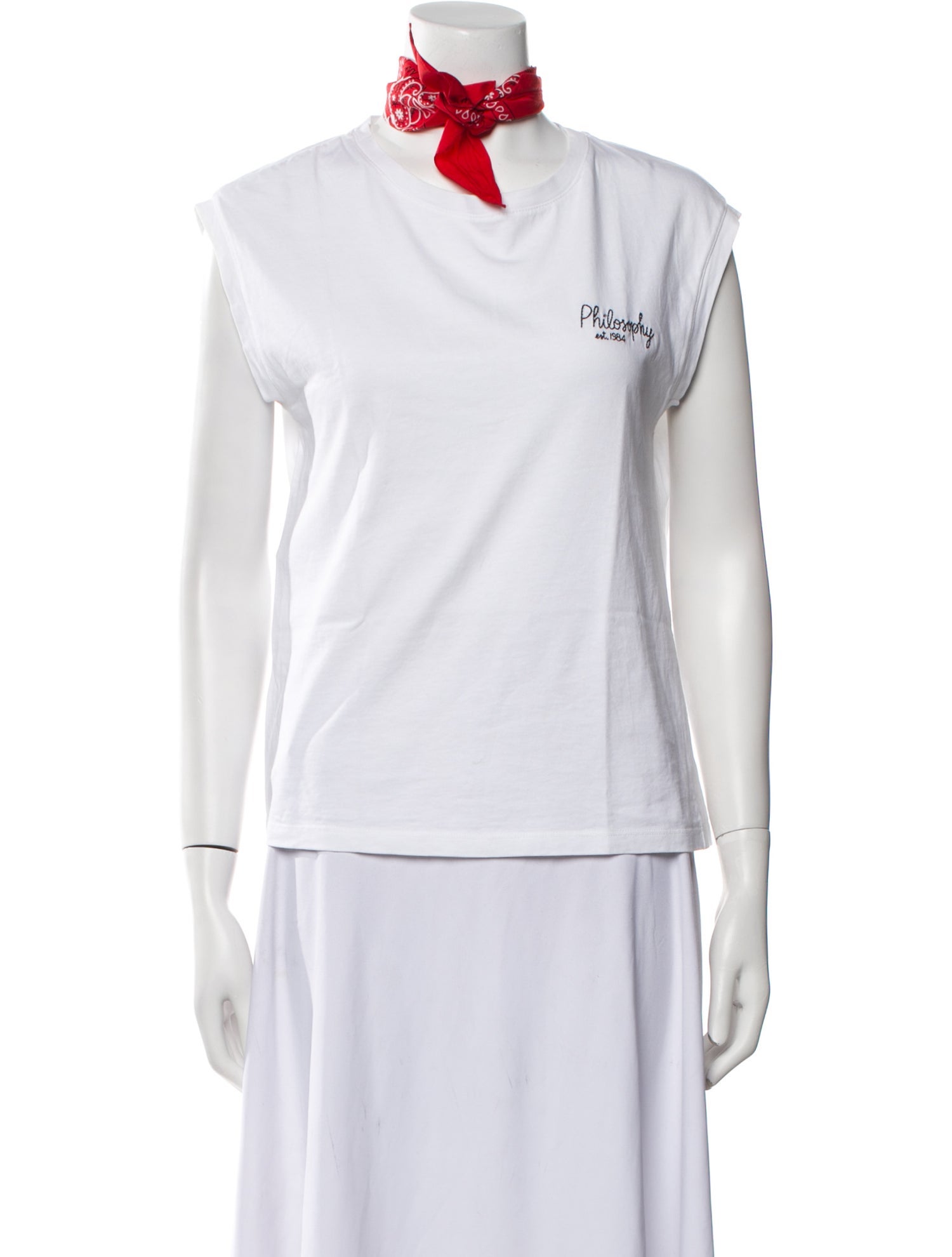 Philosophy di Lorenzo Serafini Mock Neck Short Sleeve T-Shirt