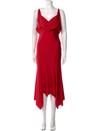 Philosophy di Lorenzo Serafini V-Neck Midi Length Dress