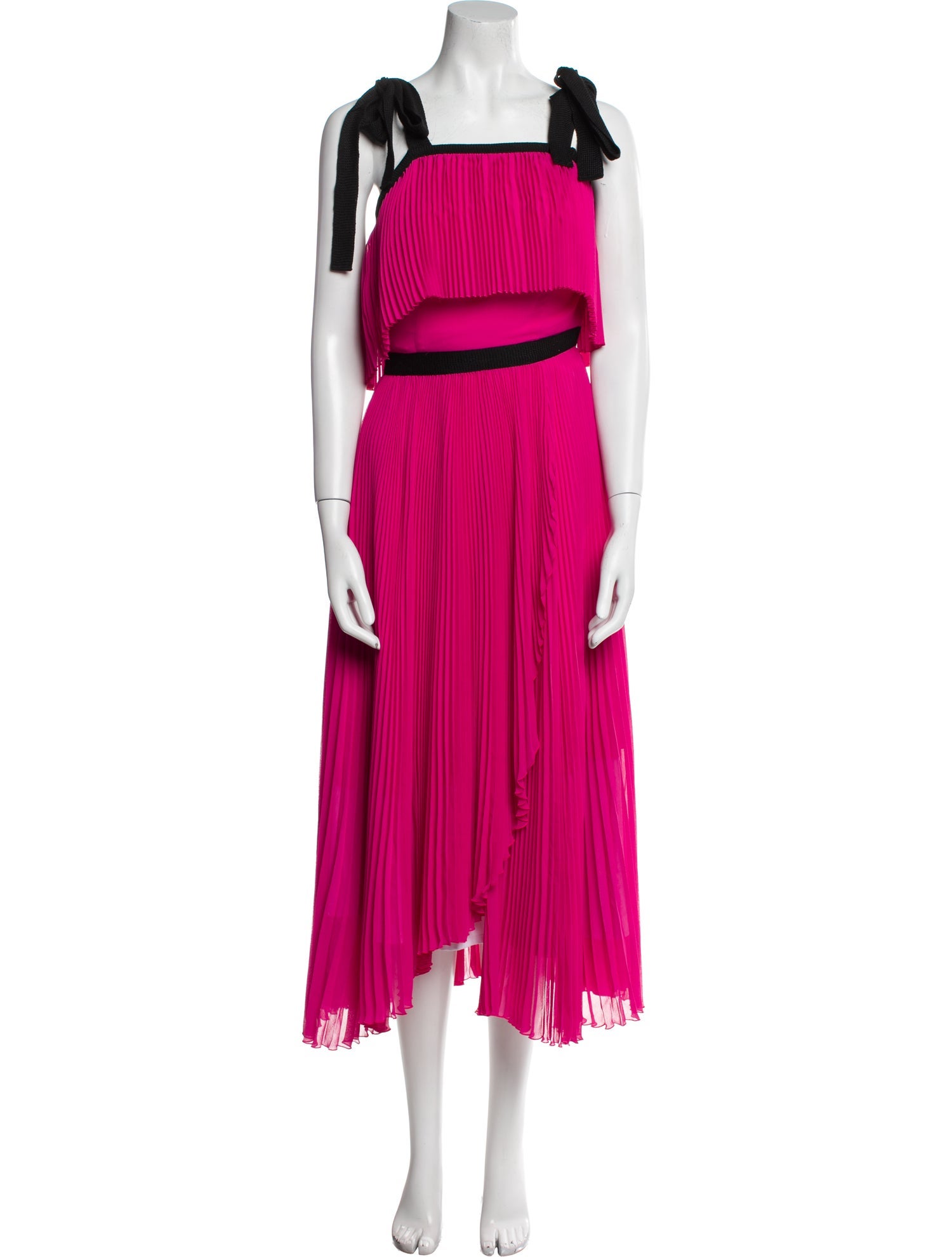 Philosophy di Lorenzo Serafini Square Neckline Long Dress
