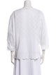 Philosophy di Lorenzo Serafini Bateau Neckline Three-Quarter Sleeve Blouse