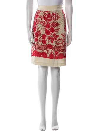 Philosophy di Lorenzo Serafini Floral Print Knee-Length Skirt