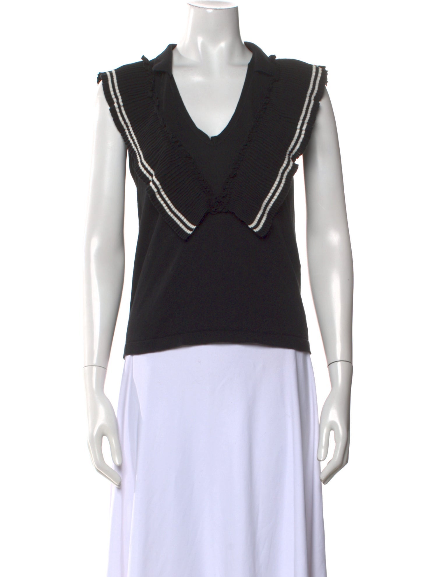 Philosophy di Lorenzo Serafini V-Neck Sleeveless Top