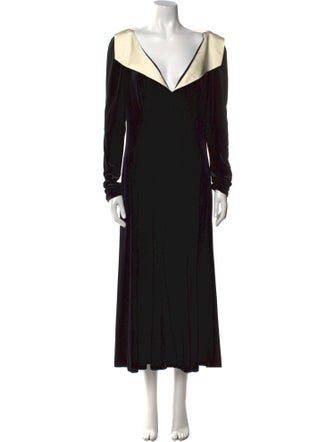 Philosophy di Lorenzo Serafini V-Neck Long Dress