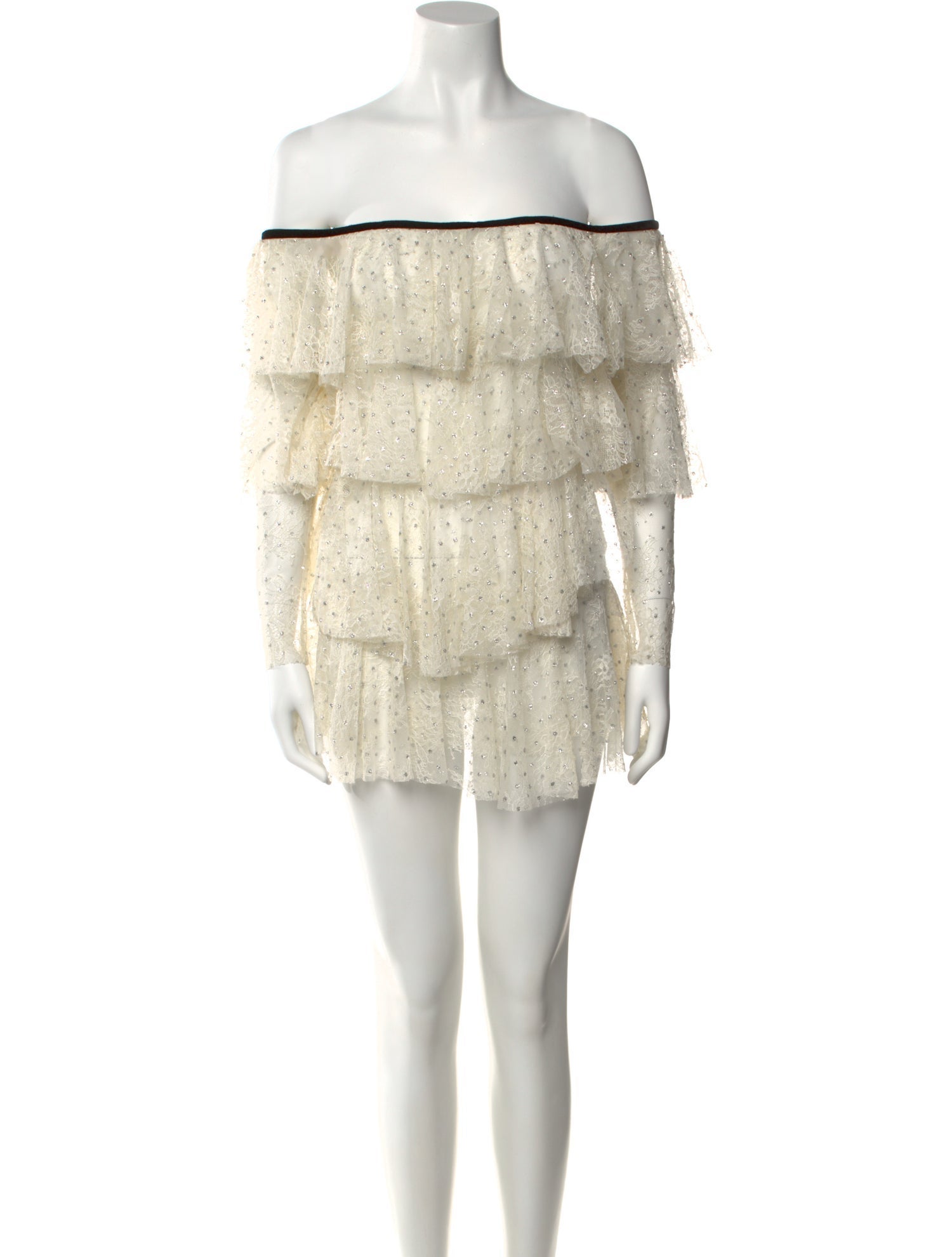 Philosophy di Lorenzo Serafini Lace Pattern Mini Dress