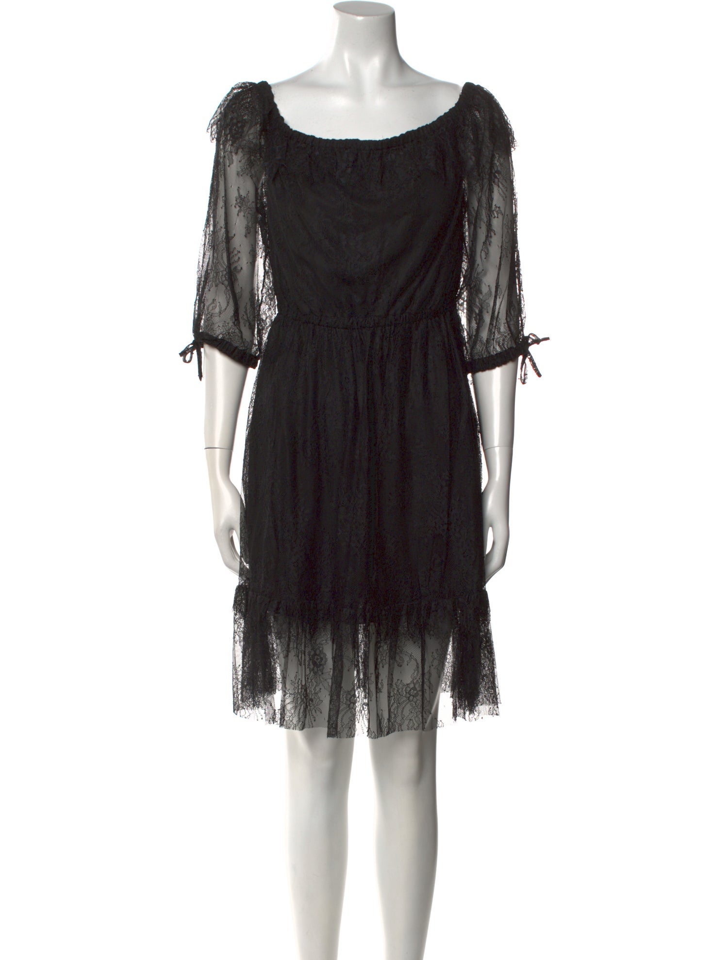 Philosophy di Lorenzo Serafini Scoop Neck Mini Dress