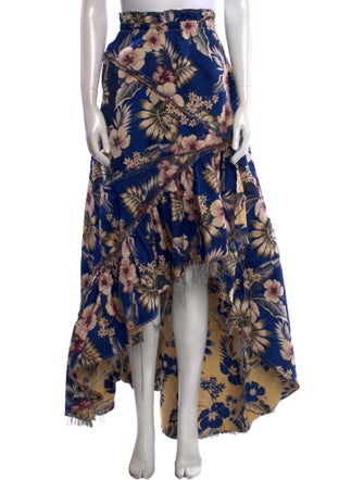 Philosophy di Lorenzo Serafini Floral Print Long Skirt