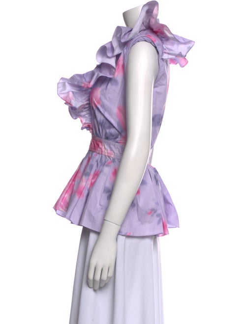 Philosophy di Lorenzo Serafini Printed V-Neck Top