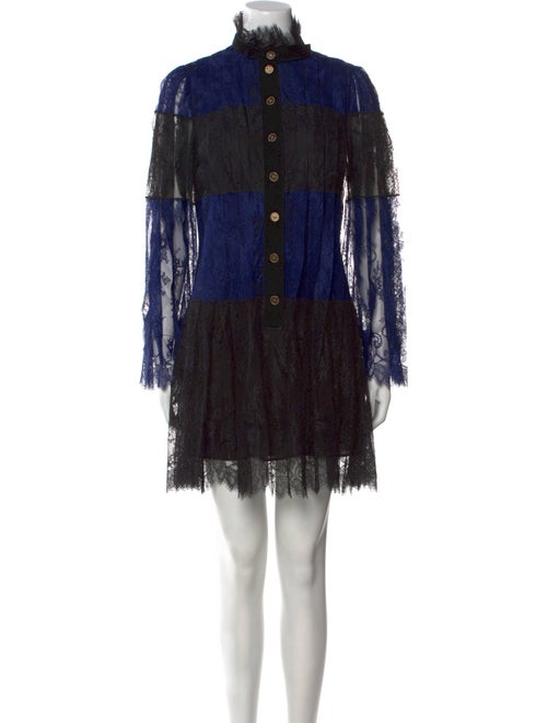 Philosophy di Lorenzo Serafini Mock Neck Knee-Length Dress