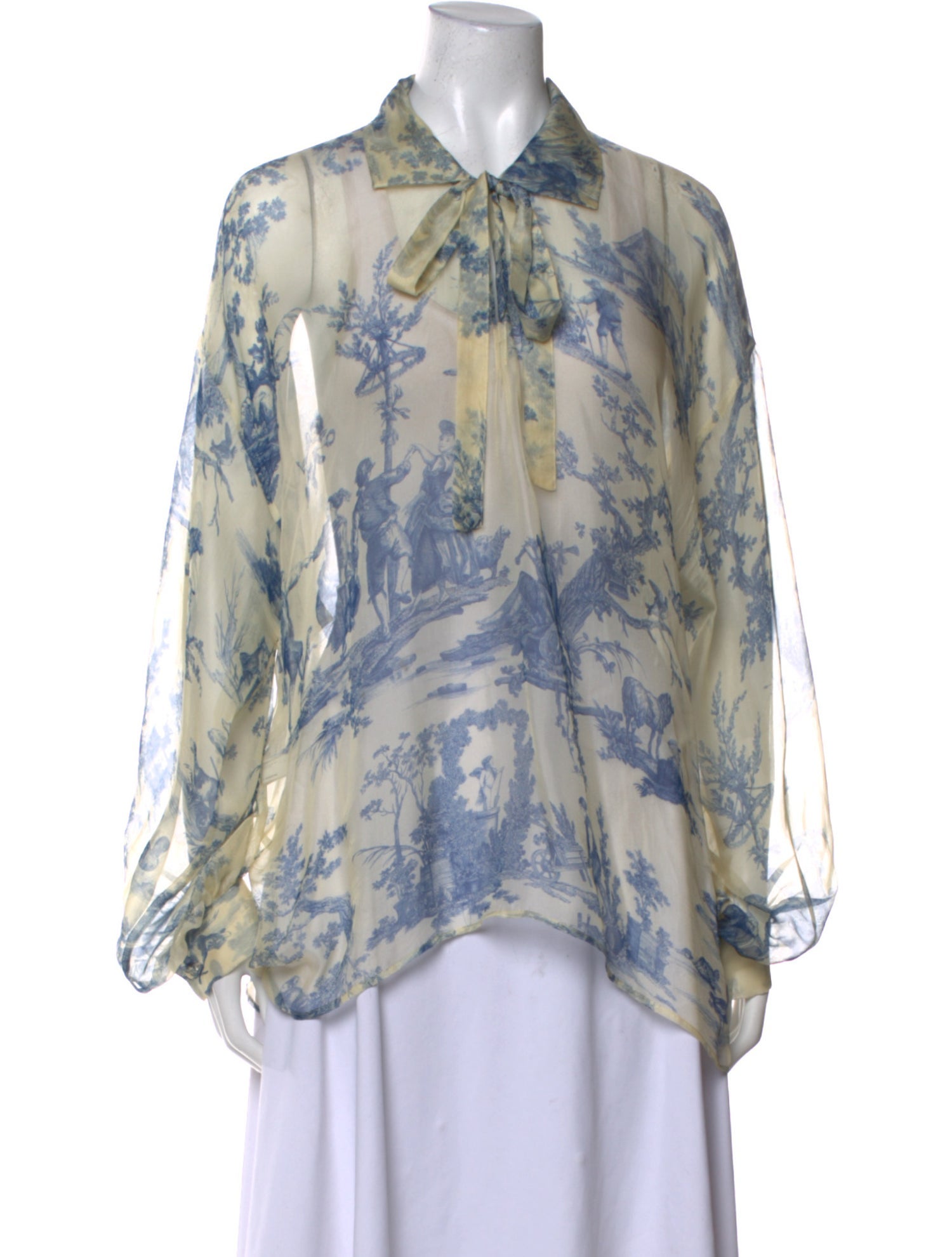 Philosophy di Lorenzo Serafini Silk Printed Blouse