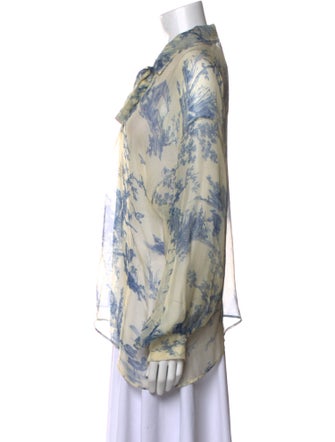 Philosophy di Lorenzo Serafini Silk Printed Blouse