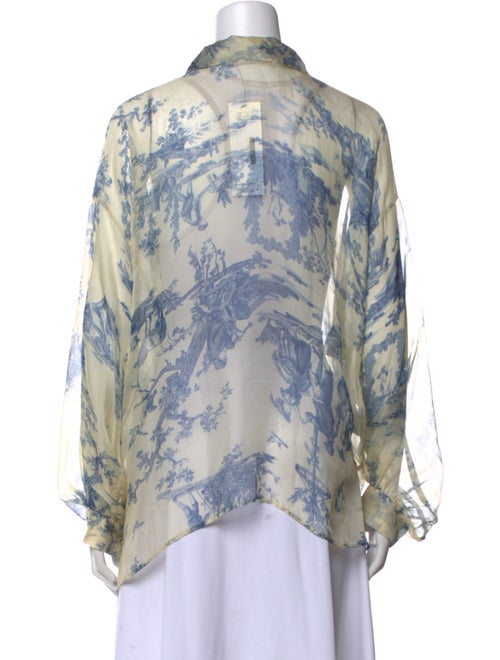 Philosophy di Lorenzo Serafini Silk Printed Blouse