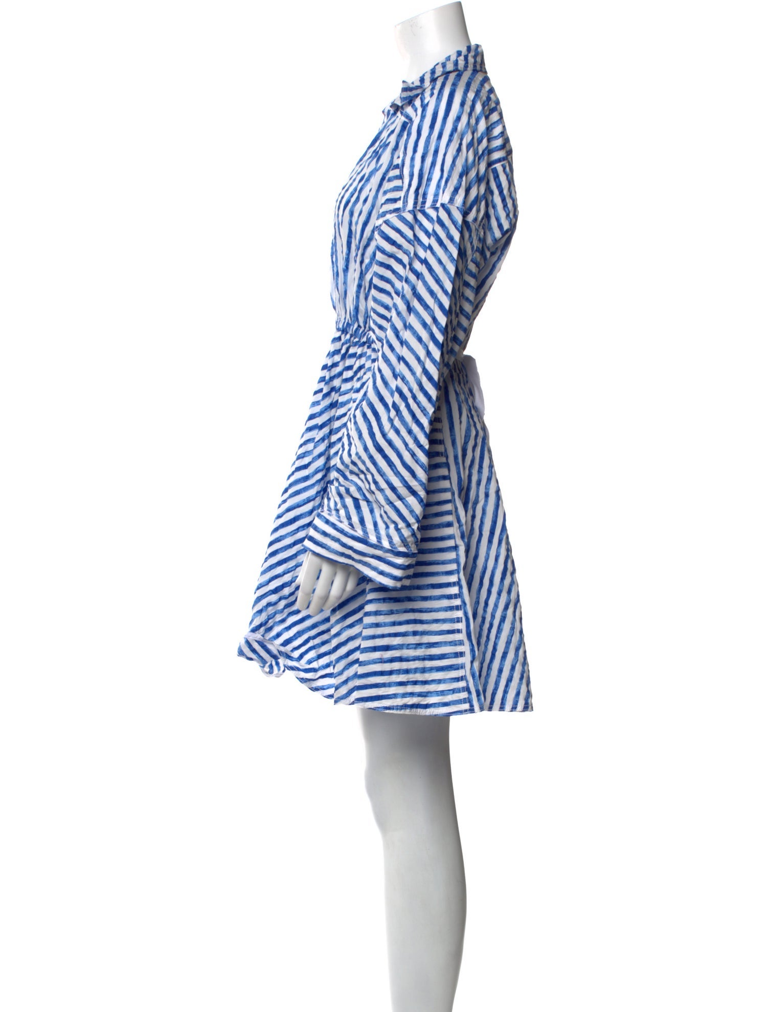 Philosophy di Lorenzo Serafini Striped Knee-Length Dress w/ Tags