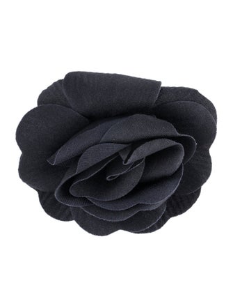 Philosophy di Lorenzo Serafini Patent Leather Large Flower Brooch