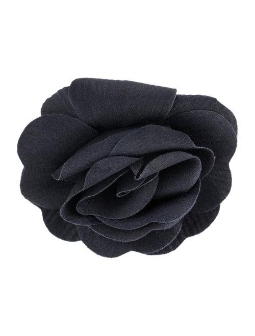 Philosophy di Lorenzo Serafini Patent Leather Large Flower Brooch