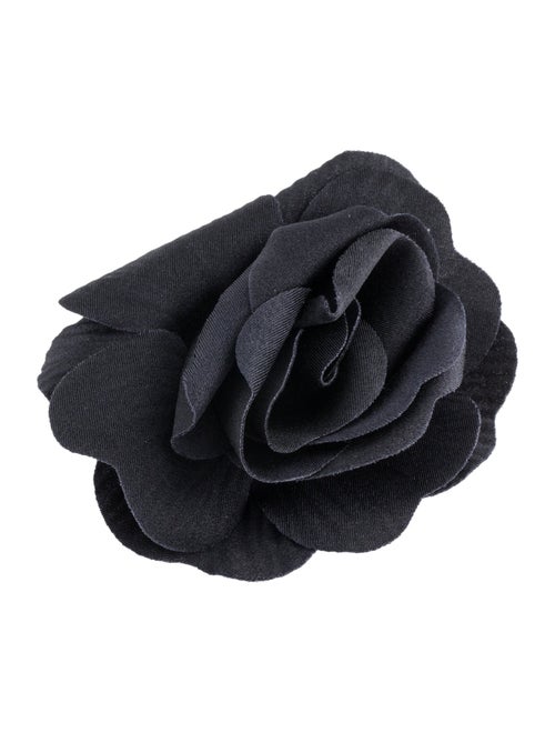 Philosophy di Lorenzo Serafini Patent Leather Large Flower Brooch