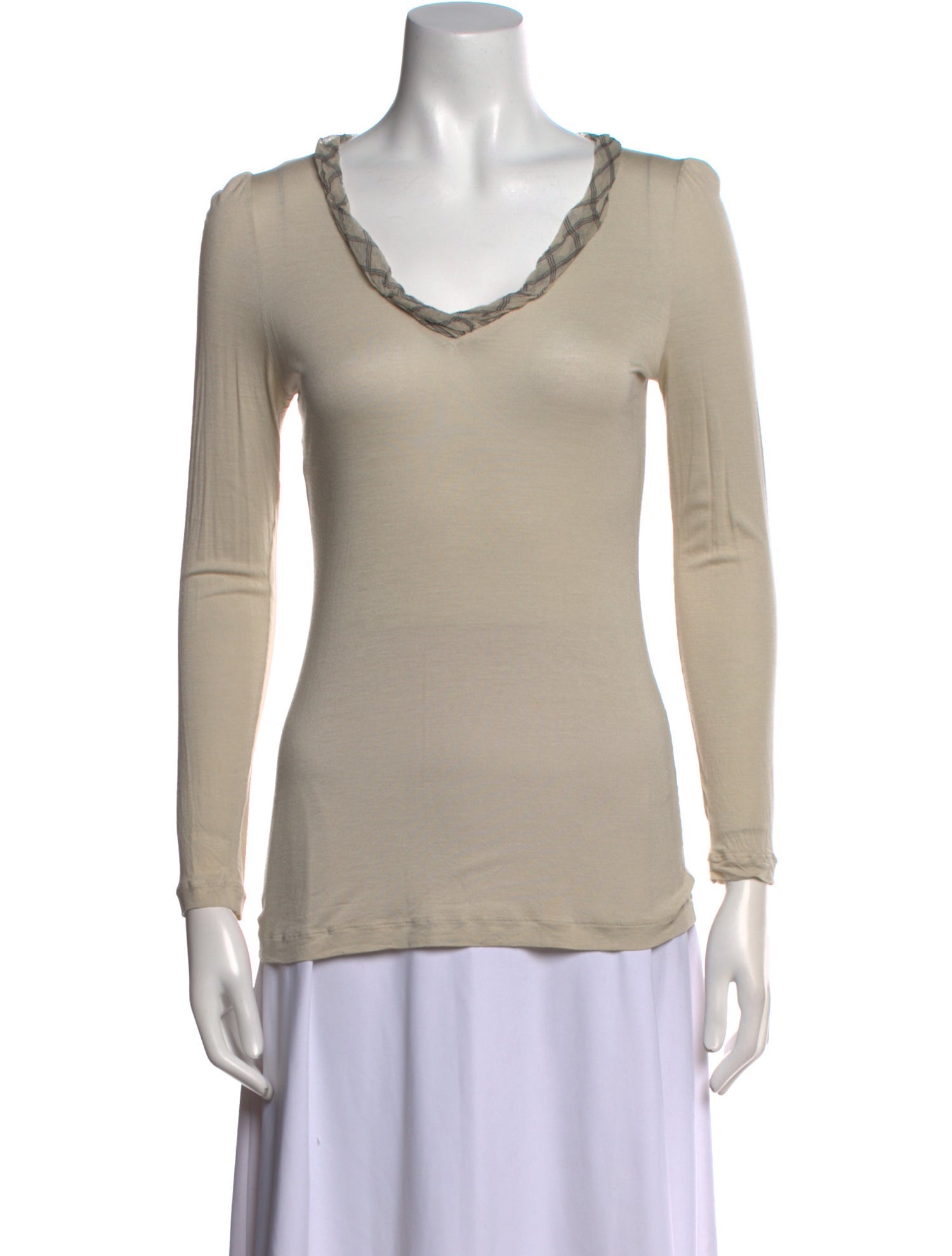 Philosophy di Lorenzo Serafini Scoop Neck Long Sleeve Top