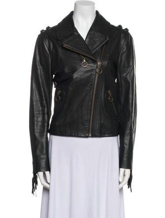 Philosophy di Lorenzo Serafini Leather Biker Jacket