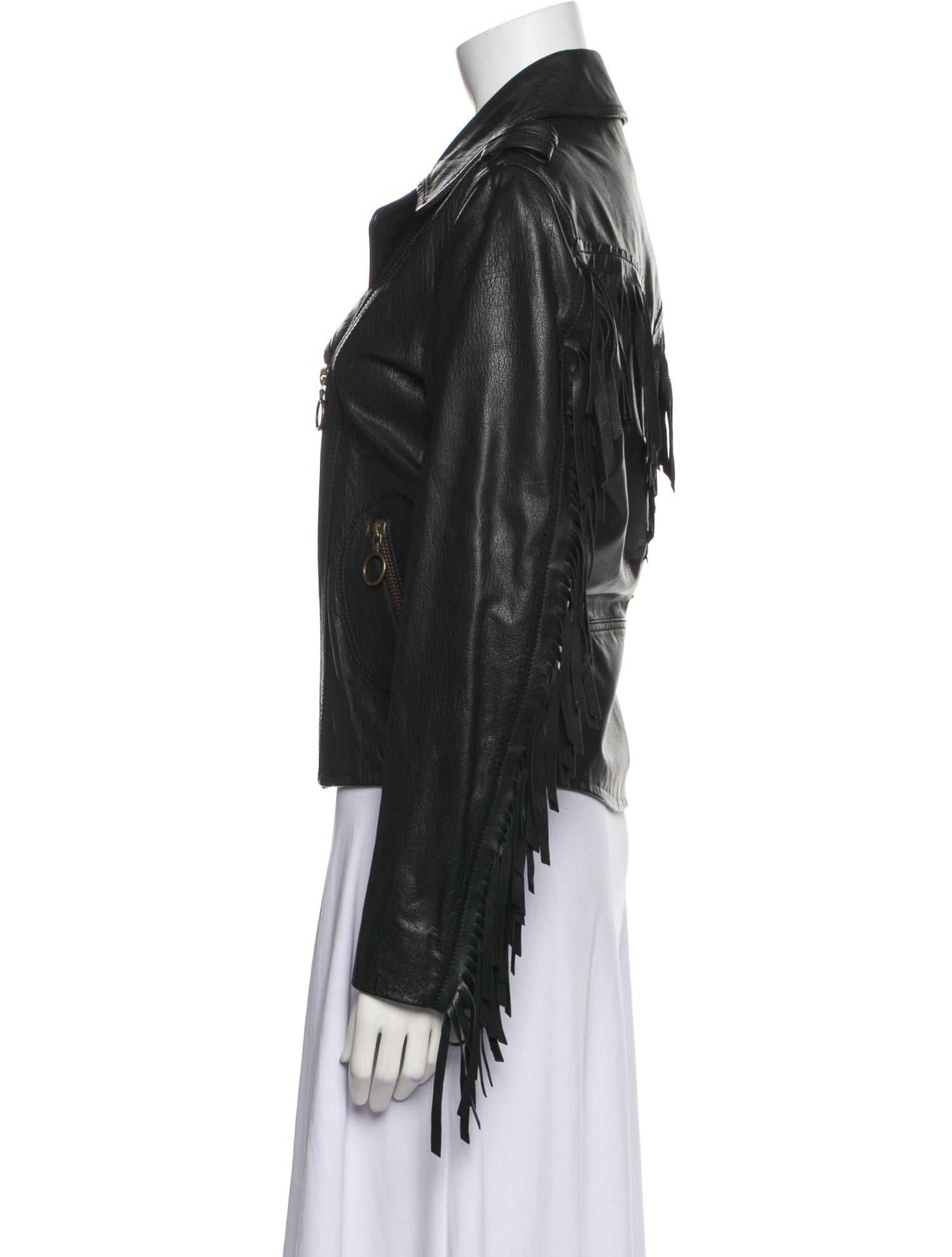 Philosophy di Lorenzo Serafini Leather Biker Jacket