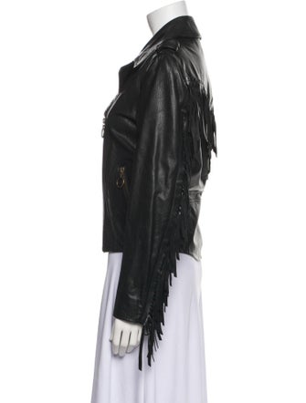 Philosophy di Lorenzo Serafini Leather Biker Jacket