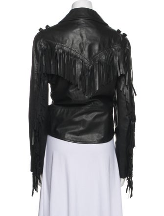 Philosophy di Lorenzo Serafini Leather Biker Jacket