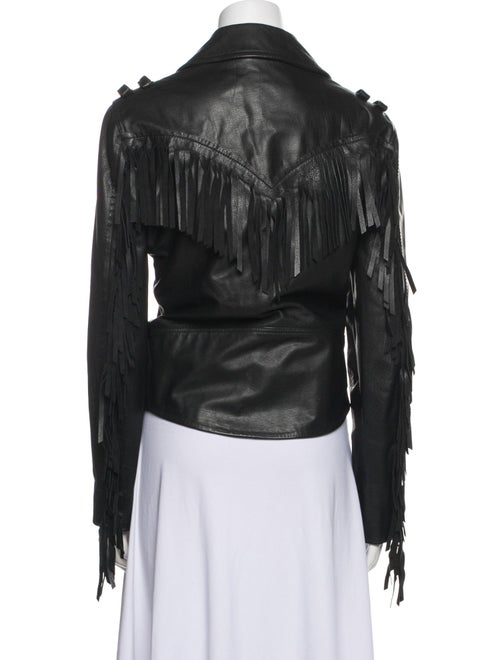 Philosophy di Lorenzo Serafini Leather Biker Jacket