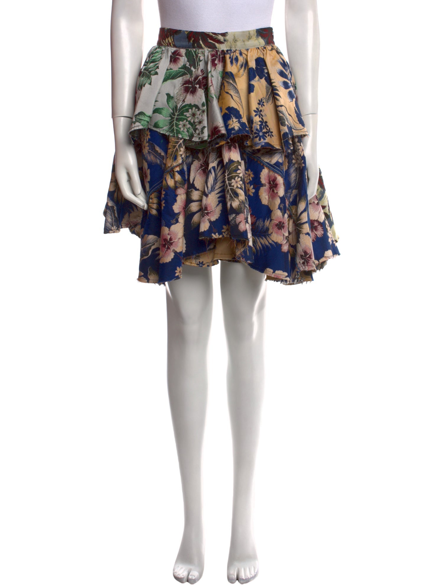 Philosophy di Lorenzo Serafini Floral Print Knee-Length Skirt