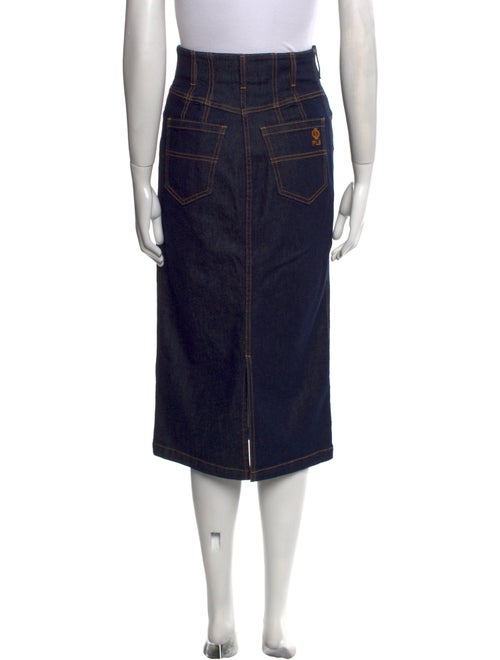 Philosophy di Lorenzo Serafini Pleated Accents Midi Length Skirt