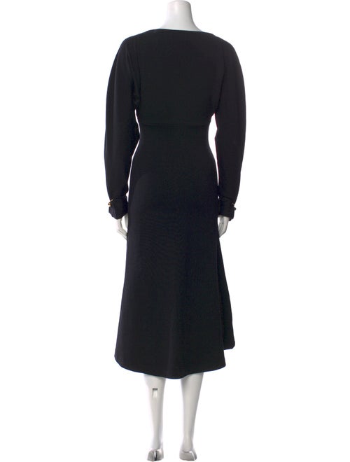 Philosophy di Lorenzo Serafini Bateau Neckline Midi Length Dress