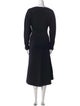 Philosophy di Lorenzo Serafini Bateau Neckline Midi Length Dress