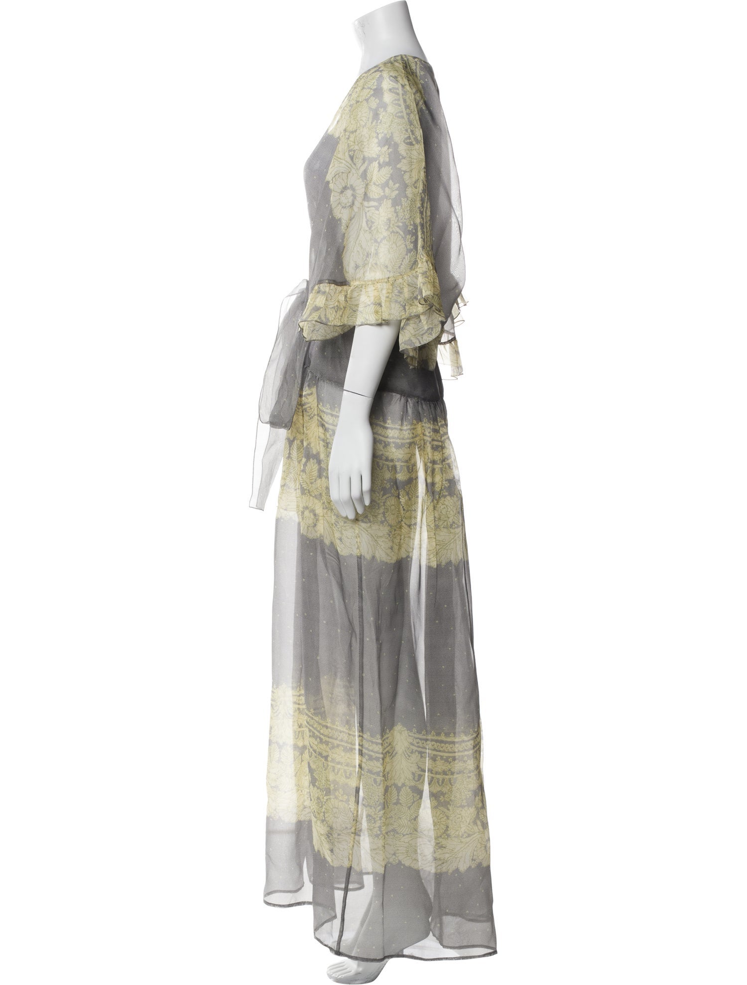 Philosophy di Lorenzo Serafini Printed Long Dress