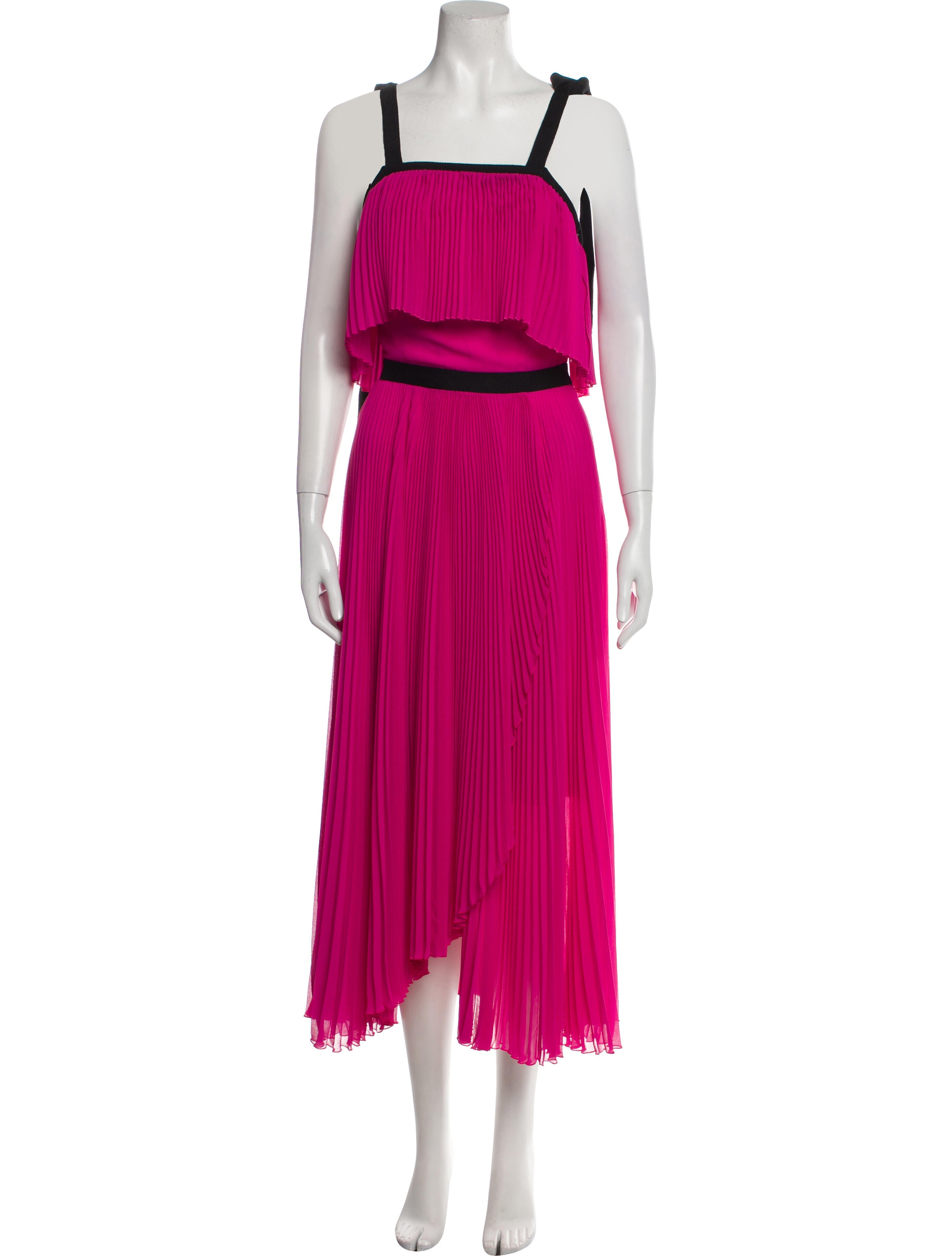 Philosophy di Lorenzo Serafini Square Neckline Long Dress
