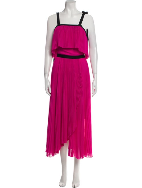 Philosophy di Lorenzo Serafini Square Neckline Long Dress