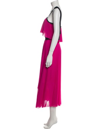 Philosophy di Lorenzo Serafini Square Neckline Long Dress