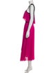 Philosophy di Lorenzo Serafini Square Neckline Long Dress